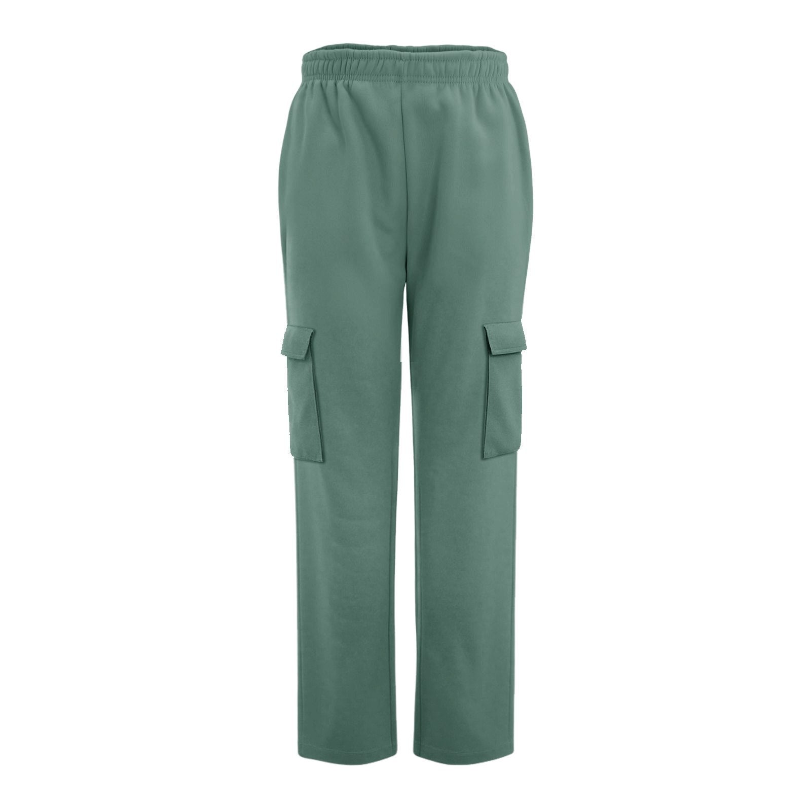 Women's Solid Color Loose And Idle Drooping Straight Wide-leg Pants