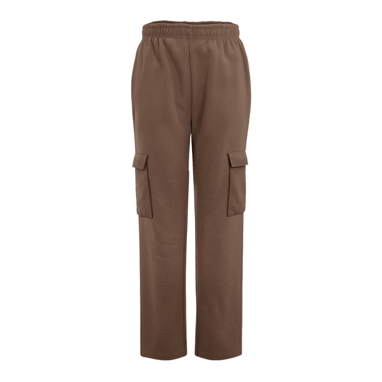 Women's Solid Color Loose And Idle Drooping Straight Wide-leg Pants